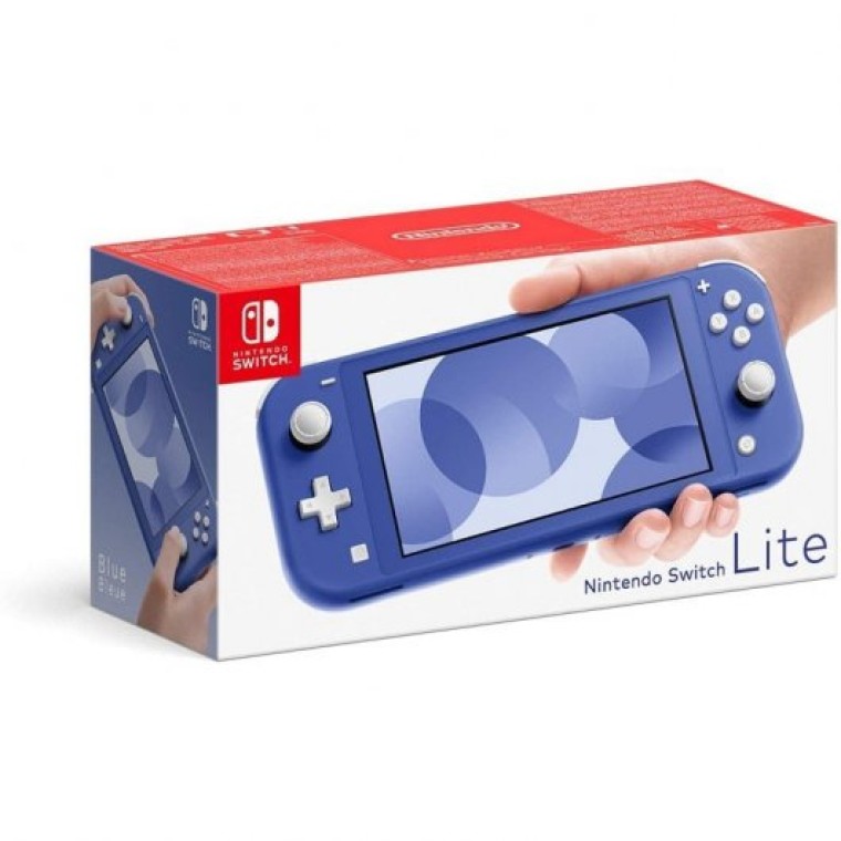 Nintendo Switch Lite Azul + BigBen Funda de Transporte Rígida UK