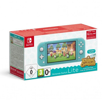 Nintendo Switch Lite Turquesa + Animal Crossing: New Horizons Nintendo Switch Lite Turquesa + Animal Crossing: New Horizons