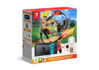 Nintendo Pack Switch Azul Neón/Rojo Neón + Ring Fit Adventure Nintendo Pack Switch Azul Neón/Rojo Neón + Ring Fit Adventure