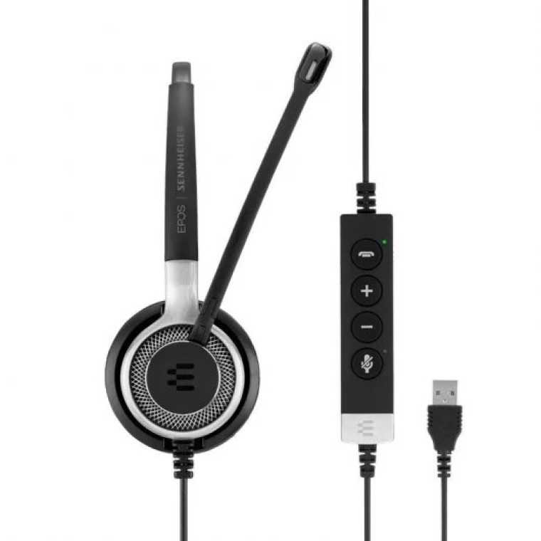 Epos Sennheiser Impact SC 660 ANC USB Auriculares para Centro de Llamadas