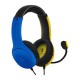 Nintendo Switch OLED Blanca+PDP LVL40 Auriculares Gaming Amarillo/Azul