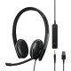 Epos Sennheiser Adapt 165 USB II Auriculares USB/Jack 3.5mm Negros