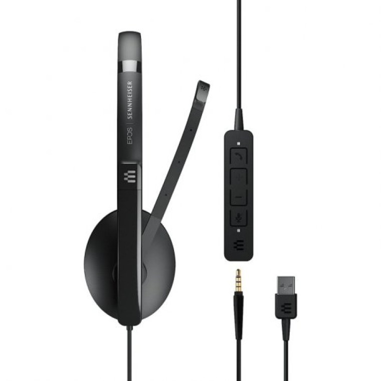 Epos Sennheiser Adapt 165 USB II Auriculares USB/Jack 3.5mm Negros