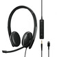 Epos Sennheiser Adapt 165 USB-C II Auriculares Supraurales Binaurales Optimizados para UC Negros Epos Sennheiser Adapt 165 USB-C II Auriculares Supraurales Binaurales Optimizados para UC Negros