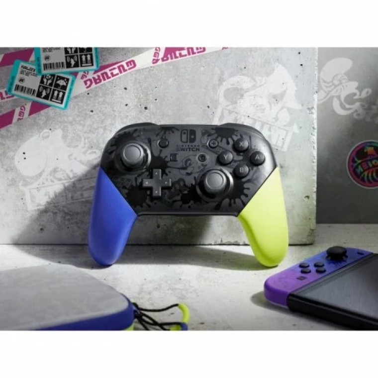 Nintendo Switch Pro Controller Splatoon 3 Edición Limitada