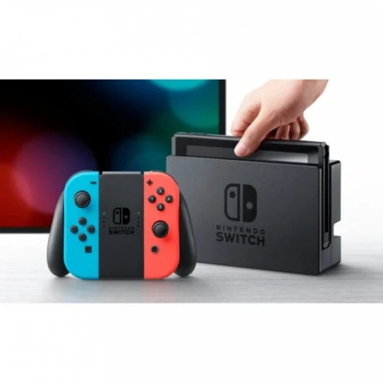 Nintendo Switch Azul Neón/Rojo Neón V3