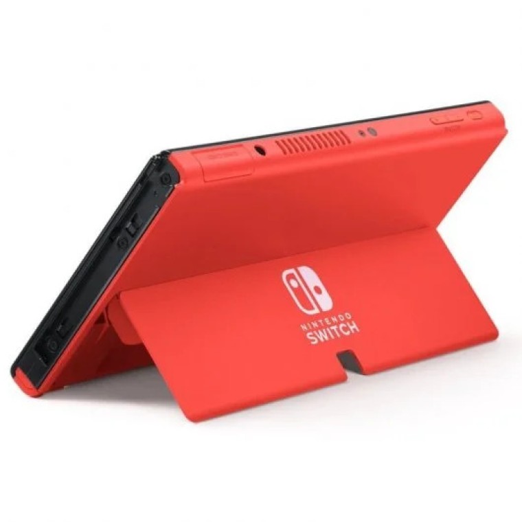 Nintendo Switch Edición Mario OLED Roja+PDP LVL40 Auriculares Gaming Amarillo/Azul