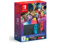 Nintendo Switch OLED Azul Neón/Rojo Neón + Mario Kart 8 Digital + Nintendo Switch Online 3 Meses