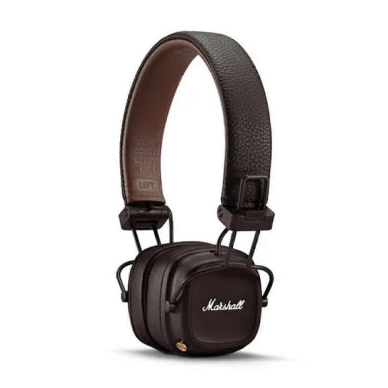 Marshall Major IV Auriculares Bluetooth Plegables con 80h de Autonomía Marrón