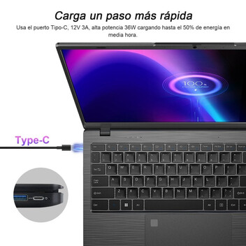 Portátil Vanwin Intel Celeron N5095/24 GB/512 GB SSD/15.6"