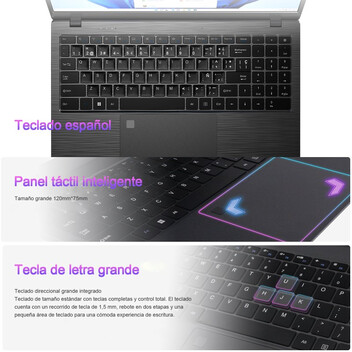 Portátil Vanwin Intel Celeron N5095/24 GB/512 GB SSD/15.6"