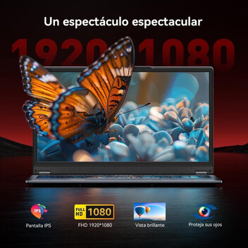 Portátil Vanwin Notebook 360 Gris AMD Ryzen 3 3200U/16GB/512GB SSD/15.6" Táctil