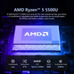 Portátil Vanwin Ns215r-rtt AMD Ryzen 5 5500U/16GB/512GB SSD/15.6"