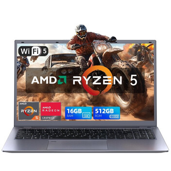 Portátil Vanwin NS215R-RTT 15.6" AMD Ryzen 5 5500U 16GB 512GB SSD FullHD Windows 11 Pro