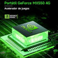 Portátil DU71 Intel Core N95 16GB 512GB SSD NVIDIA GeForce MX550 17.3" FHD Gris