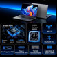 Portátil DU71 Intel Core N95 16GB 512GB SSD 17.3" FHD NVIDIA GeForce MX550 Gris