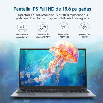 Portátil Vanwin GLX257KU Intel Core i7-6600U 16GB 512GB SSD MX330 FHD 15.6'' Huella Bluetooth Gris Portátil Vanwin GLX257KU Intel Core i7-6600U 16GB 512GB SSD MX330 FHD 15.6'' Huella Bluetooth Gris