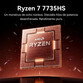 Portátil Vanwin NS316 16" AMD Ryzen 7 7735HS 16GB 512GB SSD Radeon 680M WiFi 6 Huella
