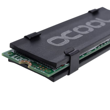 Alphacool HDX M.2 SSD M01 80mm Chips para Radiador Negro/Aluminio Alphacool HDX M.2 SSD M01 80mm Chips para Radiador Negro/Aluminio