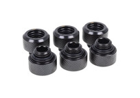 Alphacool 17377 HardTube Pack 6 Racores Negros