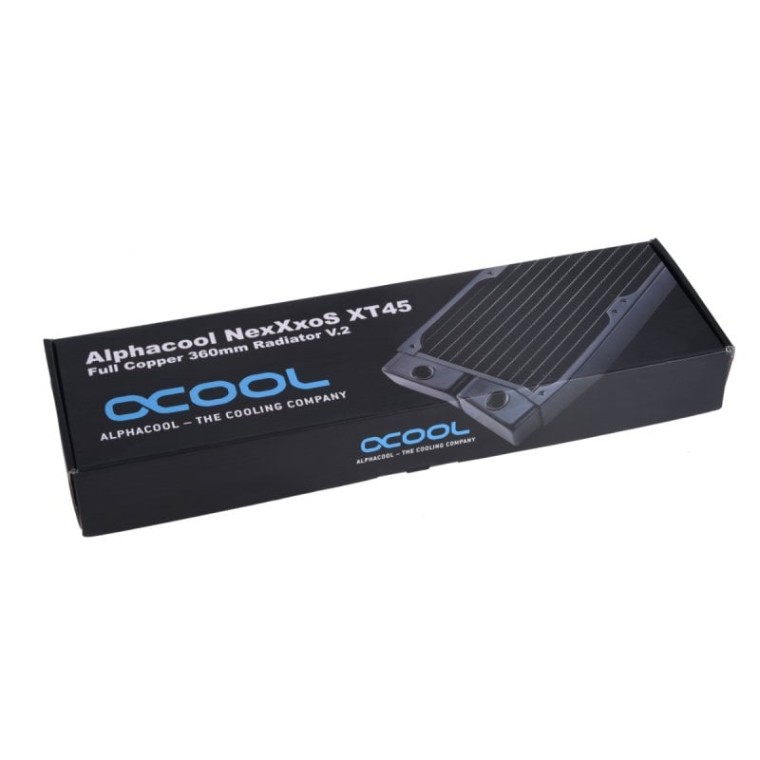 Alphacool NexXxoS XT45 V.2. Radiador para Refrigeración Líquida 360mm Cobre Negro