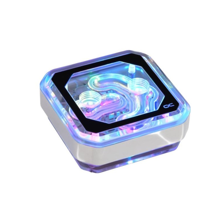 Alphacool Eisblock XPX Aurora Water Block Plexi Chrome Digital RGB