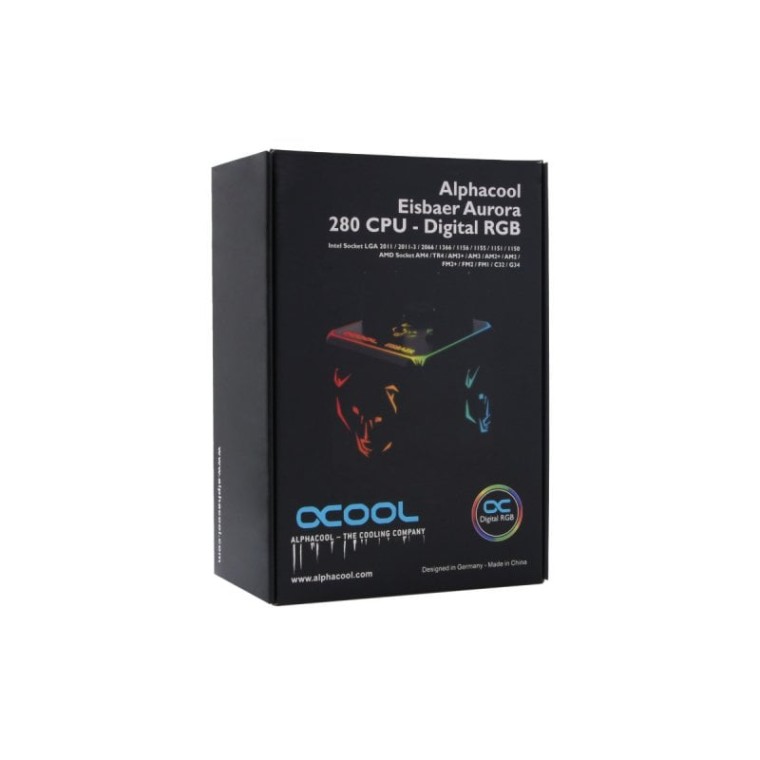 Alphacool Eisbaer Aurora 280 RGB Kit de Refrigeración Líquida