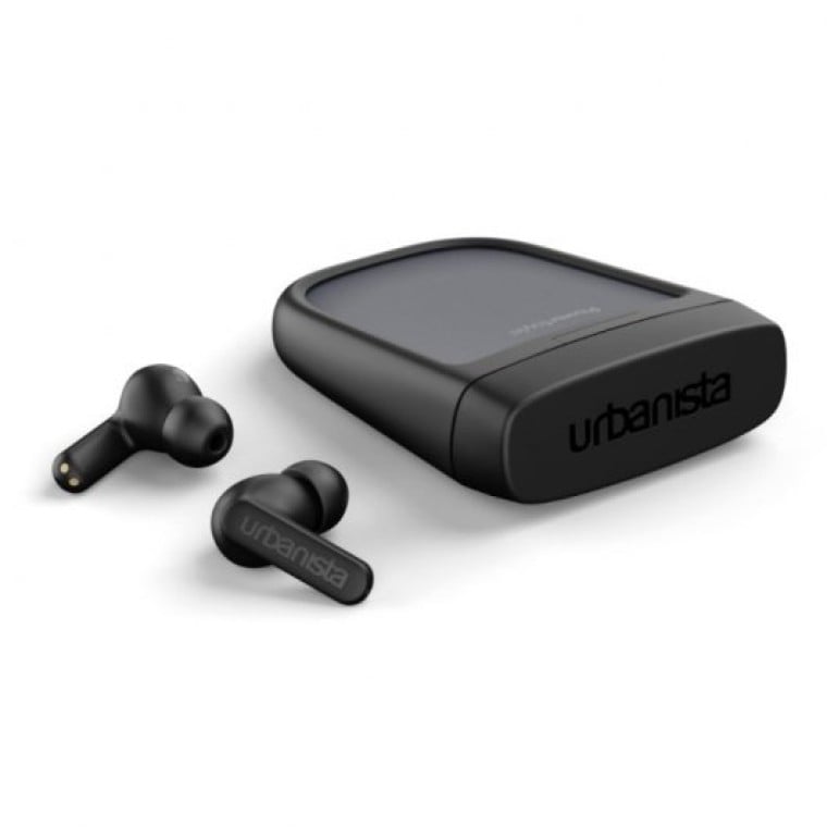 Urbanista Fénix Auriculares True Wireless Inalámbricos con Carga Solar Negro Medianoche