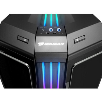 Torre PC Torre COUGAR Gemini T Pro Negro RGB ATX/Micro ATX/Mini-ITX Ventana Vidrio Templado