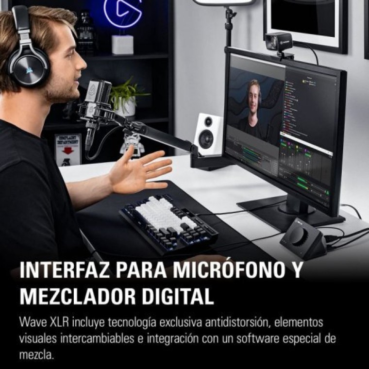 Elgato Wave XLR Interfaz para Micrófono XLR/USB-C