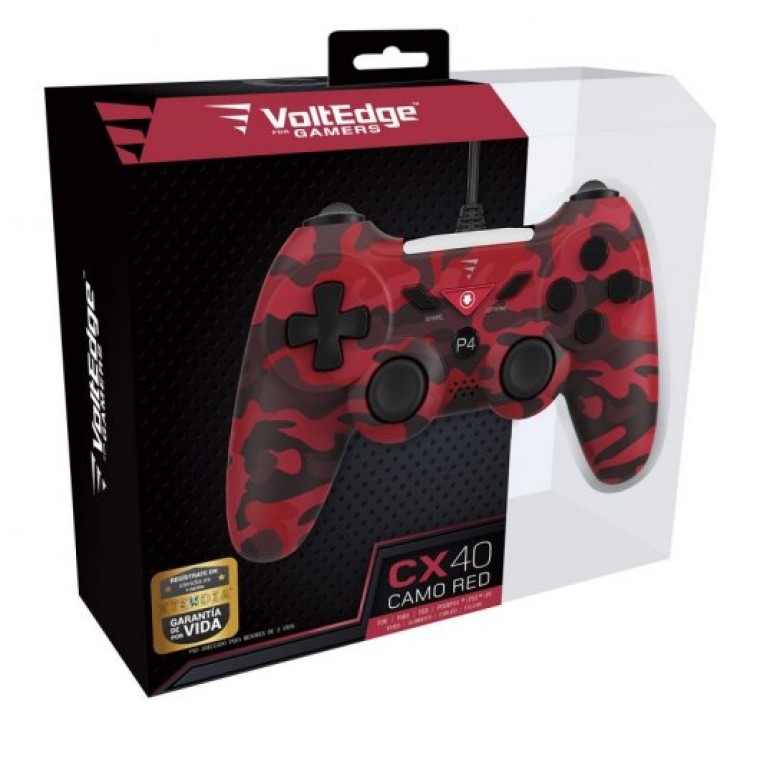 VoltEdge CX40 Mando Camo Red para PS4/PS3/PC