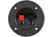 Goobay Conjunto de 2 Bornes para Altavoz Redondo Negro Goobay Conjunto de 2 Bornes para Altavoz Redondo Negro