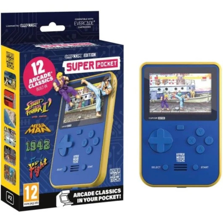 Evercade Super Pocket Capcom Edition Consola Portátil Retro