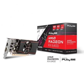 Sapphire Pulse AMD Radeon RX 6400 Gaming 4GB GDDR6 Sapphire Pulse AMD Radeon RX 6400 Gaming 4GB GDDR6