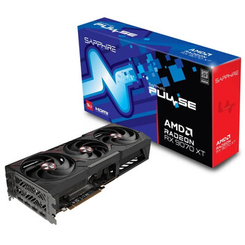 Tarjeta Gráfica Sapphire PULSE AMD Radeon RX 9070 XT 16GB GDDR6 FSR 4 Tarjeta Gráfica Sapphire PULSE AMD Radeon RX 9070 XT 16GB GDDR6 FSR 4