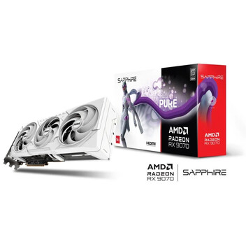 Tarjeta Gráfica Sapphire PURE AMD Radeon RX 9070 16GB GDDR6 FSR 4 Tarjeta Gráfica Sapphire PURE AMD Radeon RX 9070 16GB GDDR6 FSR 4
