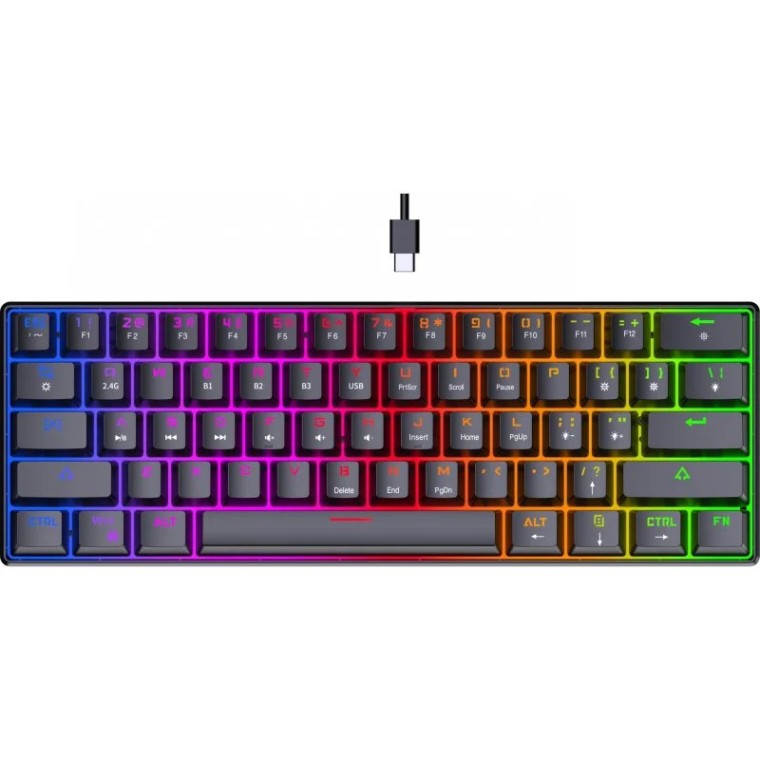 Preyon Brown All Claw Teclado Mecánico Gaming RGB Switch Gateron Brown