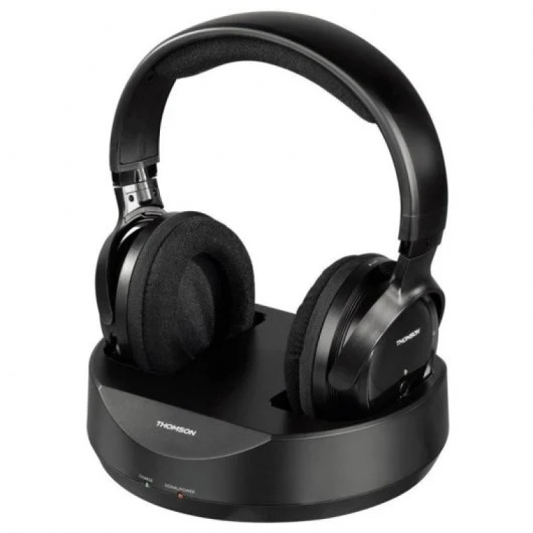 Thomson WHP3001BK Auriculares Inalámbricos con Base