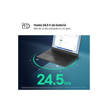 Portátil LG Gram 14″ i5-1334U 16GB 512GB SSD Ultraligero 24,5h W11 Black