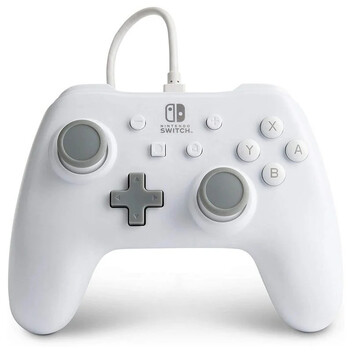 Power A Mando con Cable Blanco Mate para Nintendo Switch Power A Mando con Cable Blanco Mate para Nintendo Switch