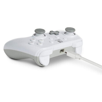 Power A Mando con Cable Blanco Mate para Nintendo Switch Power A Mando con Cable Blanco Mate para Nintendo Switch