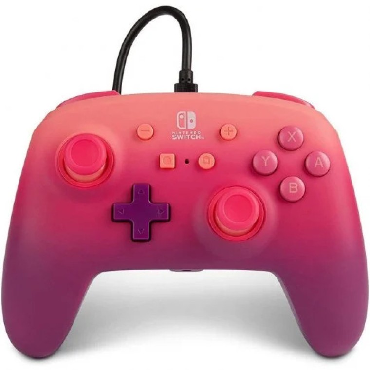 Power A Mando con Cable Fucsia para Nintendo Switch