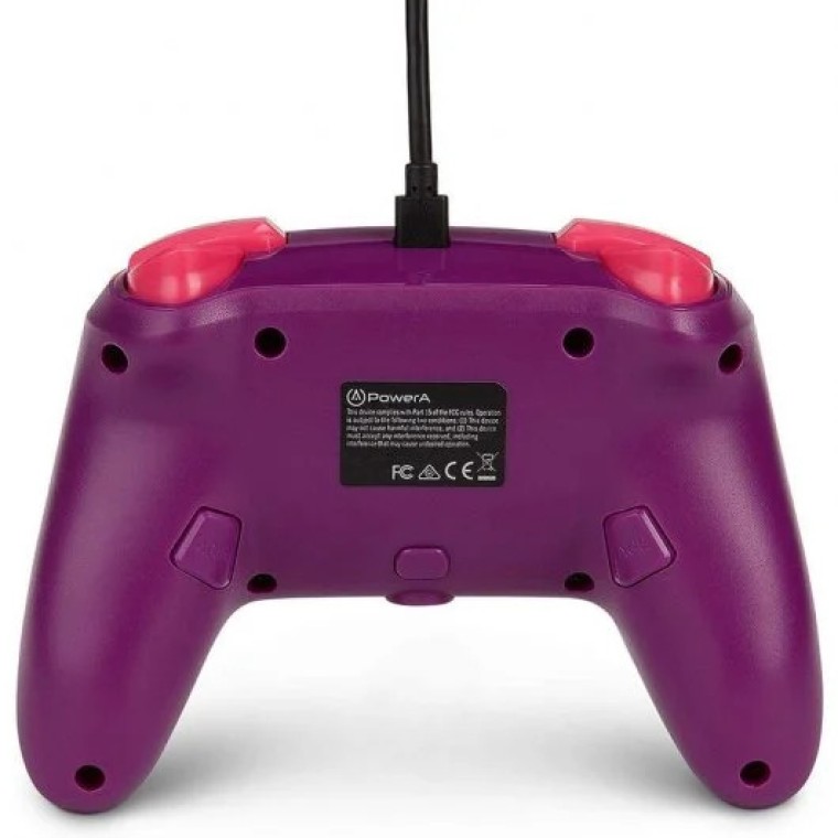 Power A Mando con Cable Fucsia para Nintendo Switch