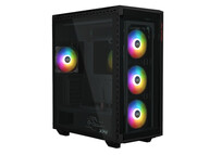 Torre PC Torre XPG BATTLECRUISER II ST ATX/EATX Vidrio Templado Iluminación RGB Negra