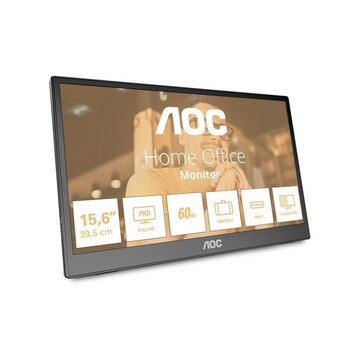 Monitor AOC T2 16T3EA 15.6" Full HD 60Hz IPS USB-C Autopivot Flicker-Free VESA