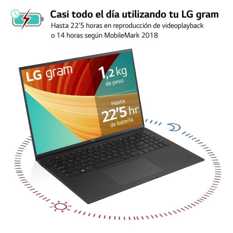 LG Gram 16Z90R-E.AD75B Intel Evo Core i7-1360P/32GB/512GB SSD/RTX 3050/16"