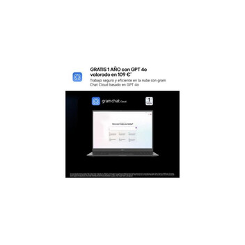 Portátil Portatil LG Gram Pro AI 16" Intel Core Ultra 7 255H 32GB 1TB SSD RTX 5050 8GB Negro IA 144H