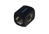 Alphacool 17030 HF TEE Round G1/4 Conector para Refrigeración Líquida Negro