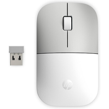 HP Z3700 Ratón Óptico Inalámbrico 1200 DPI Blanco HP Z3700 Ratón Óptico Inalámbrico 1200 DPI Blanco