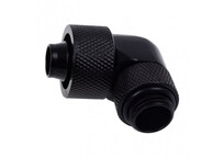 Alphacool Racor Giratorio G1/4 16/10mm 90° Negro Intenso Alphacool Racor Giratorio G1/4 16/10mm 90° Negro Intenso